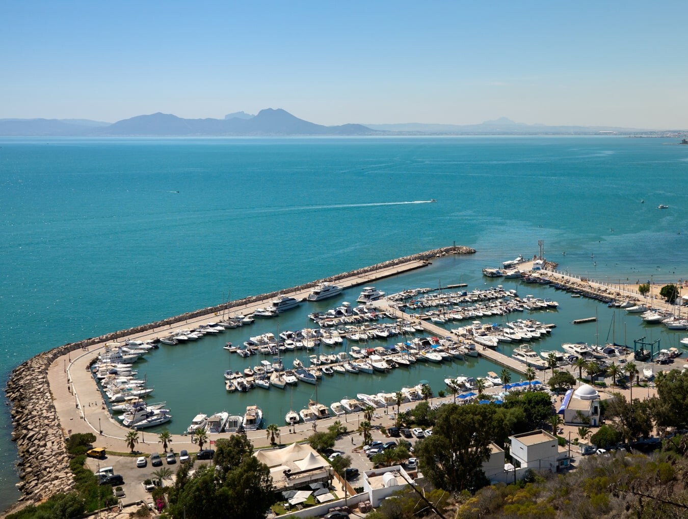 Drone view of a marina Marina slider image 1-min