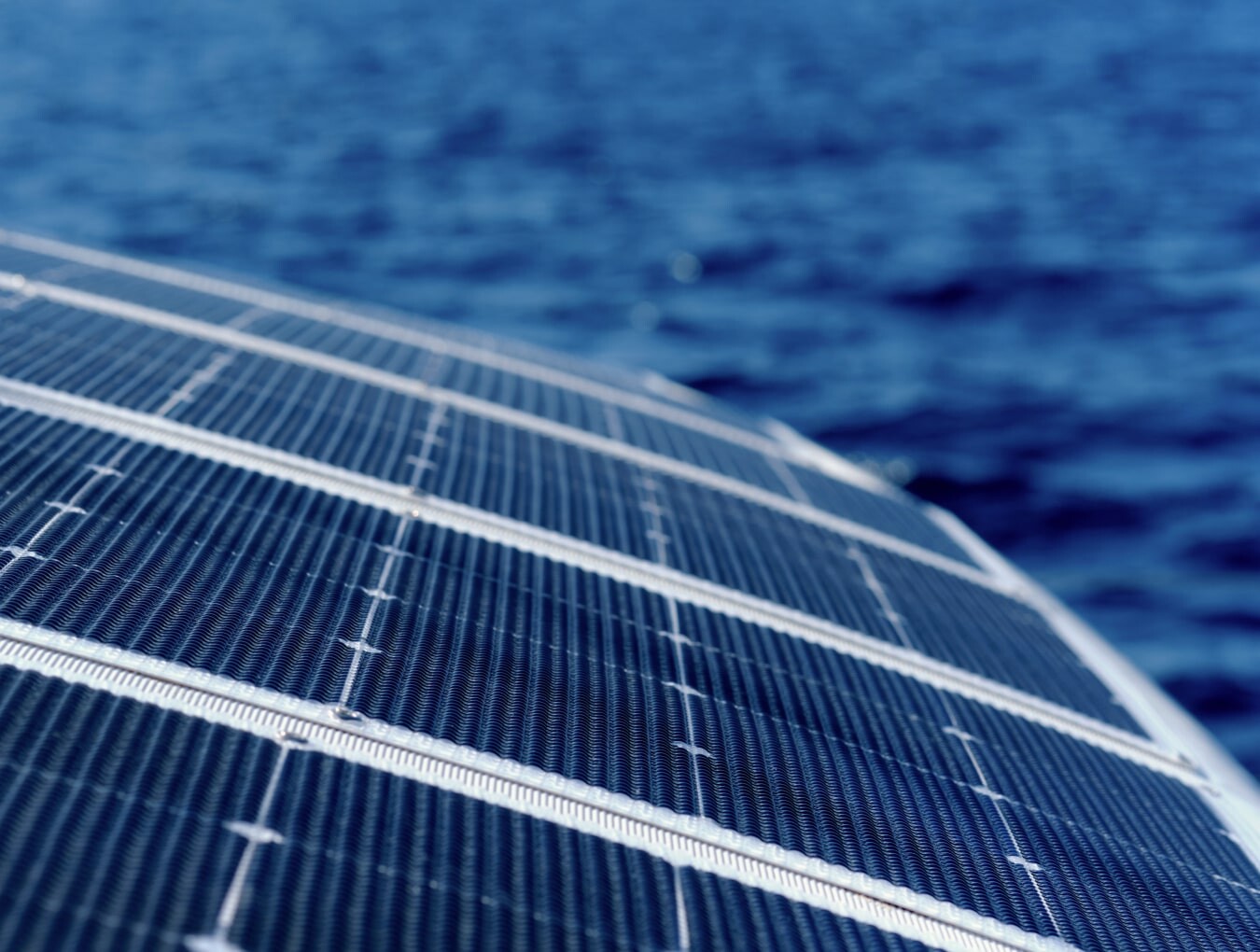 Solar panel at sea Marina slider image 2-min